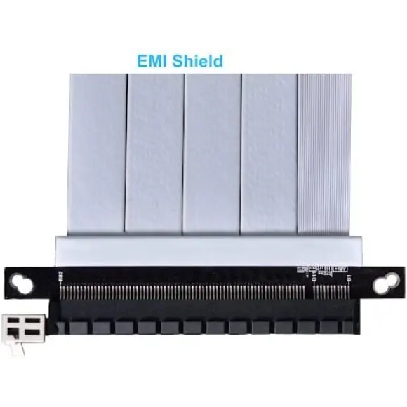 Lian Li-PW-PCI-4-60W 600mm PCI-e 4.0 Riser Cable White - PakByte Computers