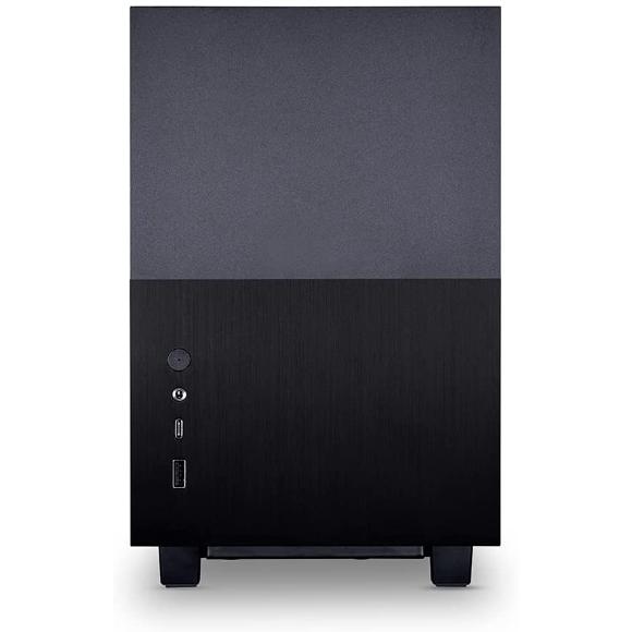 Lian Li Q58 Black Color SPCC / Aluminum / Tempered Glass Mini Tower Computer Case , PCIe 4.0 Riser Card Cable Included - Q58X4 - PakByte Computers