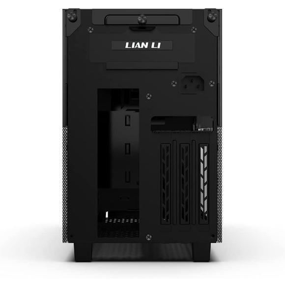 Lian Li Q58 Black Color SPCC / Aluminum / Tempered Glass Mini Tower Computer Case , PCIe 4.0 Riser Card Cable Included - Q58X4 - PakByte Computers