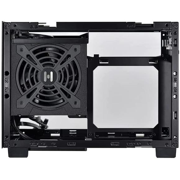 Lian Li Q58 Black Color SPCC / Aluminum / Tempered Glass Mini Tower Computer Case , PCIe 4.0 Riser Card Cable Included - Q58X4 - PakByte Computers