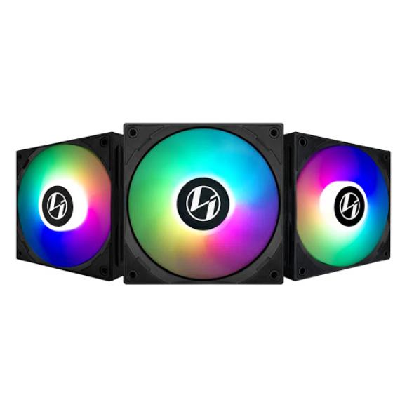 Lian Li ST120 Addressable RGB 120mm Cooling Fan (Black) - PakByte Computers