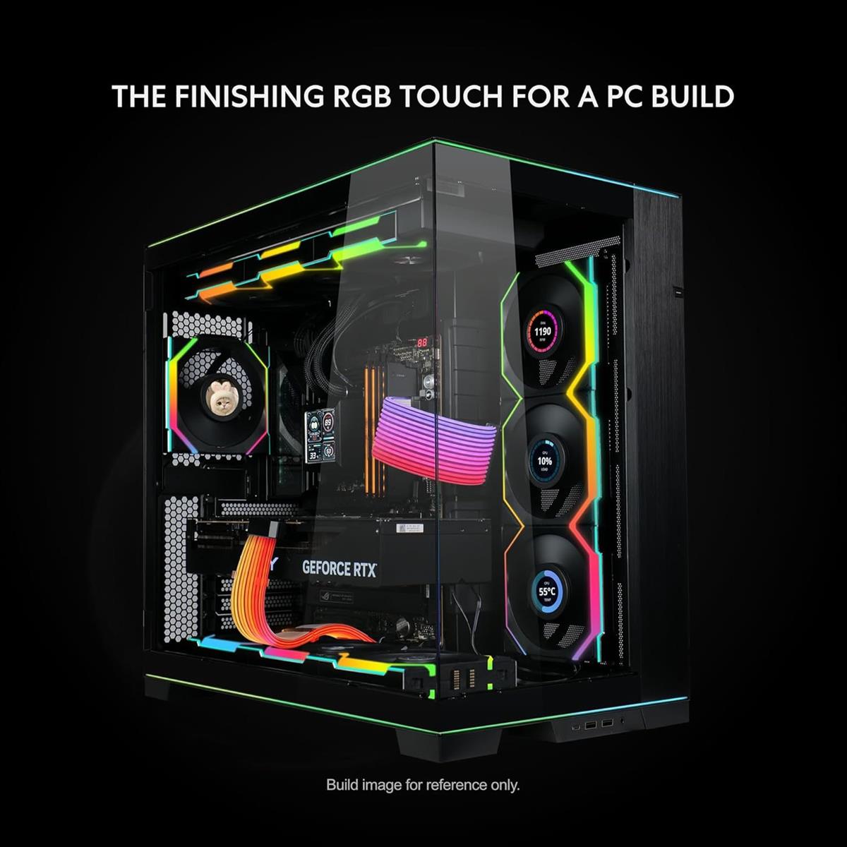 Lian Li Strimer Wireless 8 Pin - Addressable RGB Power Extension Cable - PakByte Computers