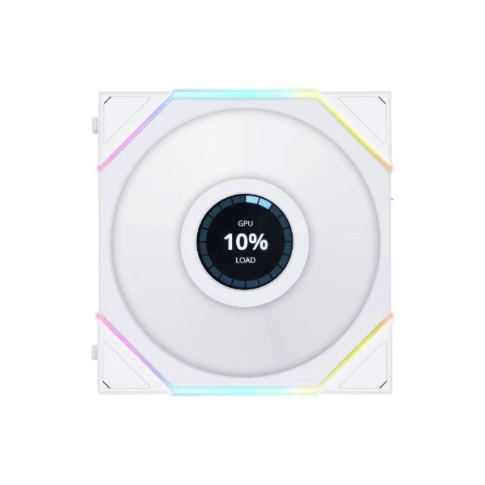 Lian Li UNI FAN TL LCD 120 ARGB White Case Fan – Single Pack - PakByte Computers
