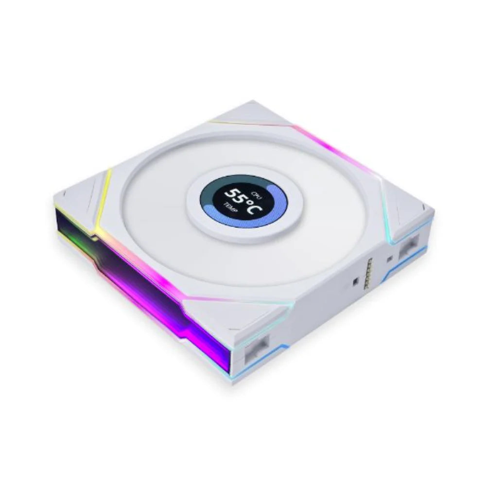 Lian Li UNI FAN TL LCD 120 ARGB White Case Fan – Single Pack - PakByte Computers