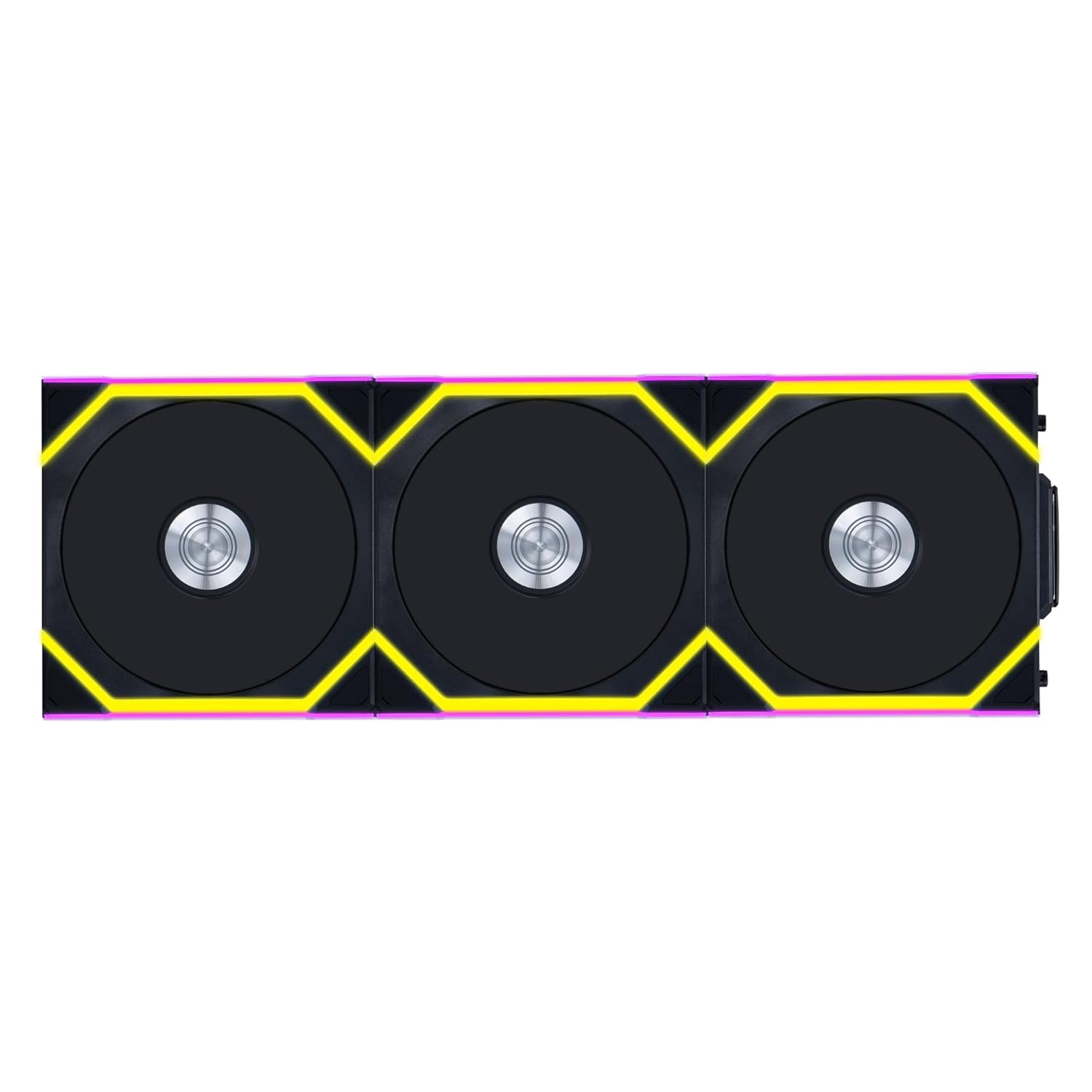 Lian Li UNI Fan SL120 Wireless – Triple Pack (Reverse Blade) – Black - PakByte Computers