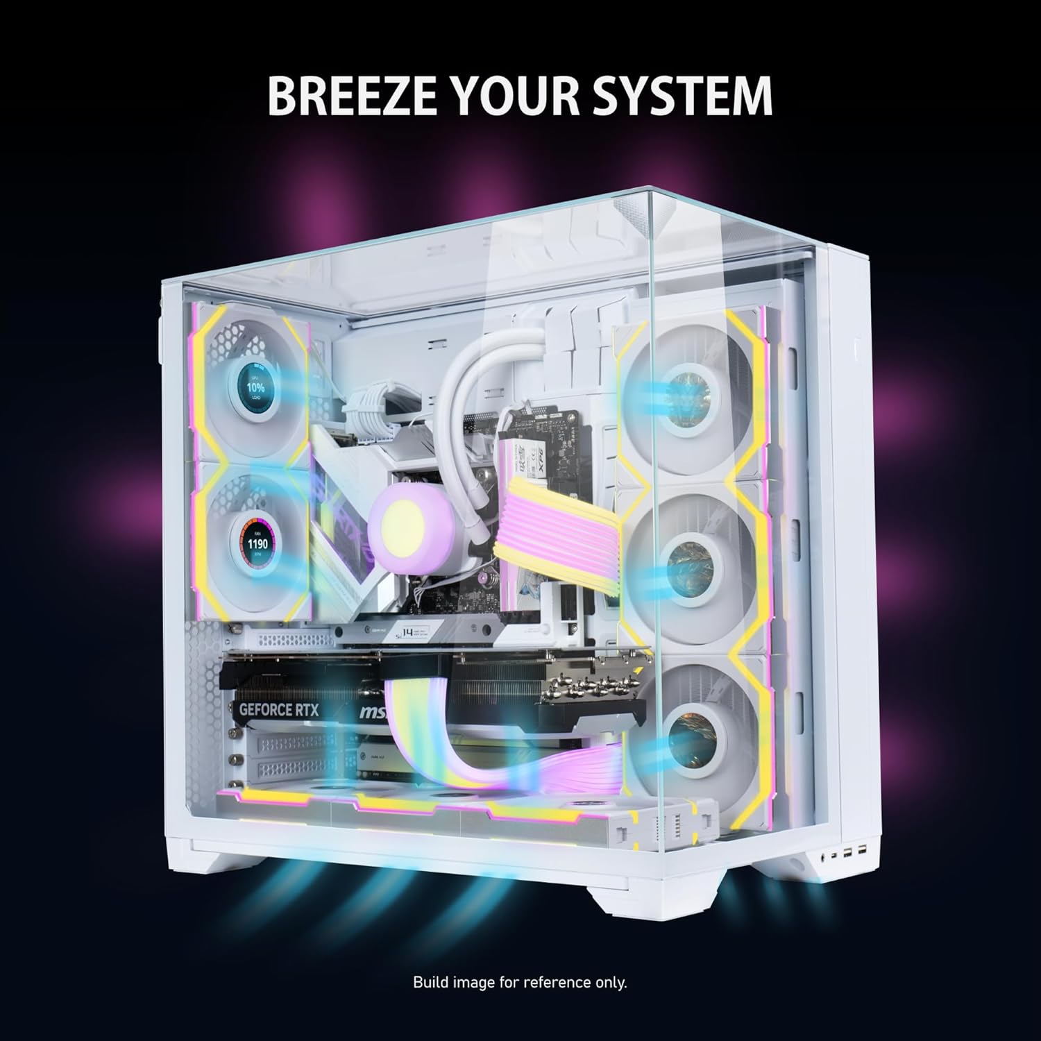 Lian Li UNI Fan SL120 Wireless – Triple Pack – White - PakByte Computers