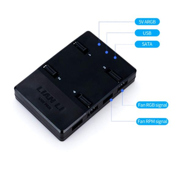 Lian Li UNI Fan SL140 Double Pack White with Controller (ARGB 140mm LED PWM Daisy-Chain) (SL140-2 White Cooler) - PakByte Computers