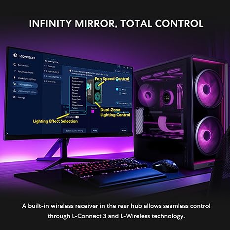 Lian Li Lancool 217 INF Mirror Casing - Black