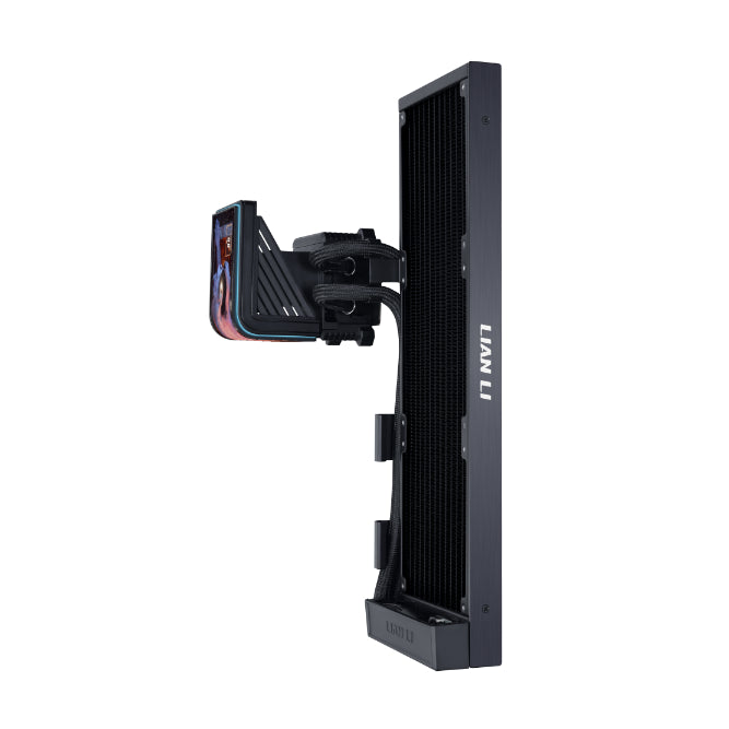 Lian Li HydroShift II OLED Curved 360 Fanless AIO CPU Cooler – Black
