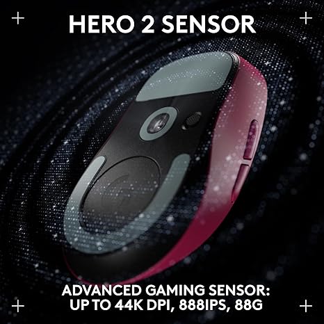 Logitech G PRO X Superlight 2 DEX Lightspeed Wireless Gaming Mouse - Magenta - PakByte