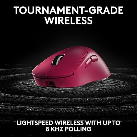 Logitech G PRO X Superlight 2 DEX Lightspeed Wireless Gaming Mouse - Magenta - PakByte