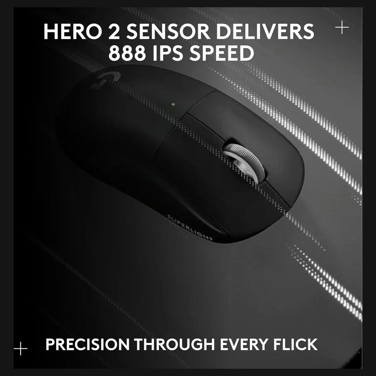 Logitech G PRO X Superlight 2c Lightspeed Gaming Mouse - Black