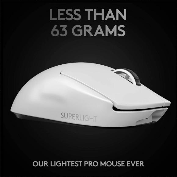Logitech G PRO X Superlight Wireless Gaming Mouse - White - PakByte Computers