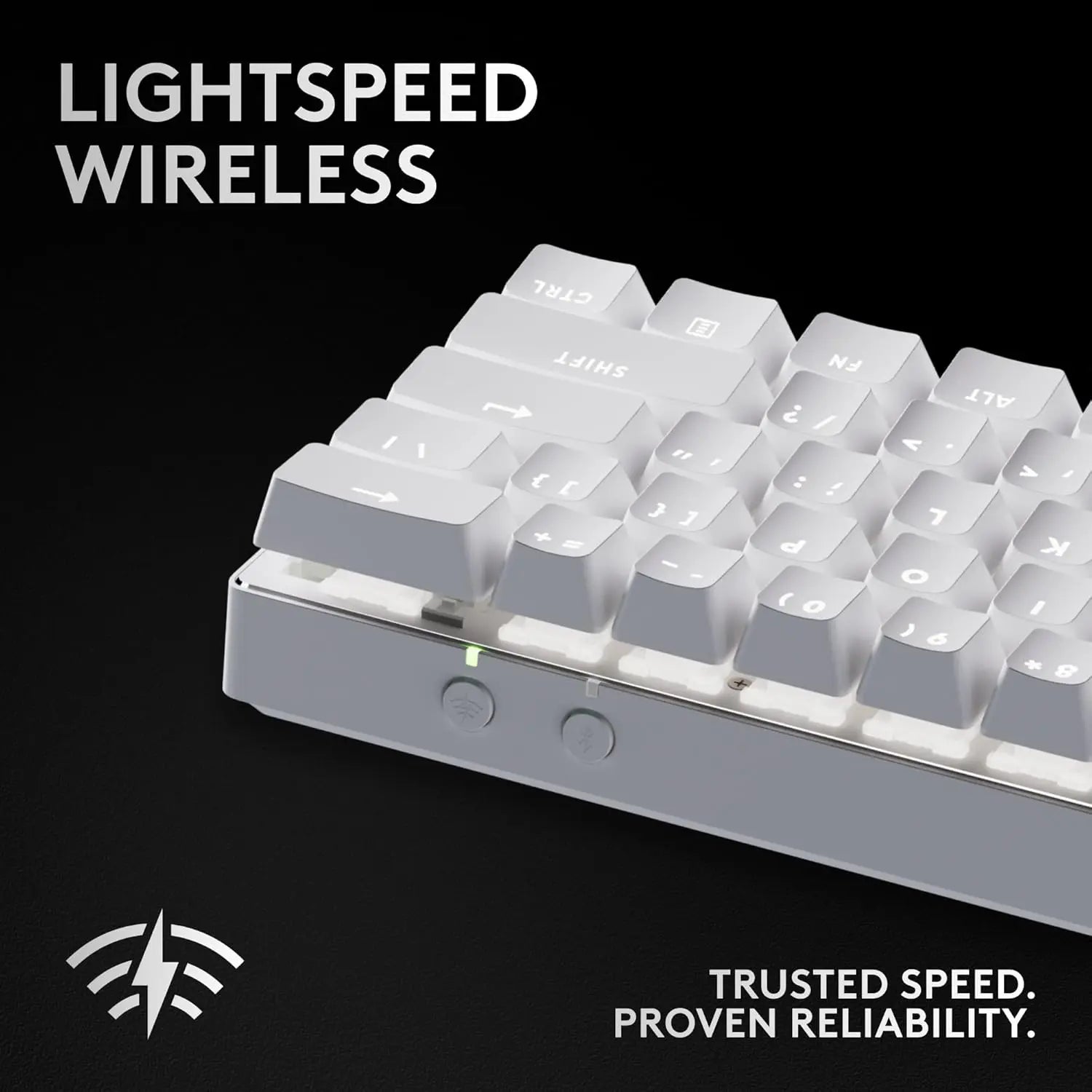 Logitech G Pro X 60 Lightspeed Wireless 60% Gaming Keyboard - White (Tactile Switches) - PakByte Computers