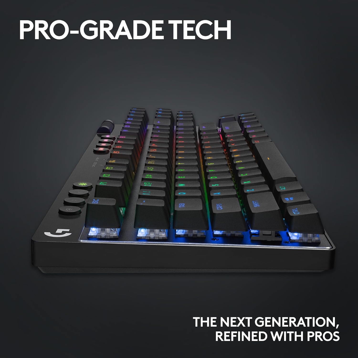 Logitech G Pro X TKL Lightspeed Wireless Mechanical Gaming Keyboard - Black (Tactile Switches) - PakByte Computers