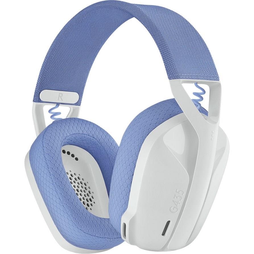 Logitech G435 Lightspeed Wireless Gaming Headset - Off White And Lilac - PakByte Computers
