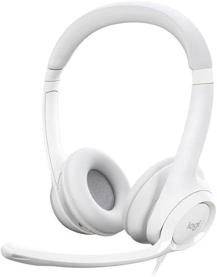 Logitech H390 USB Headset (White)