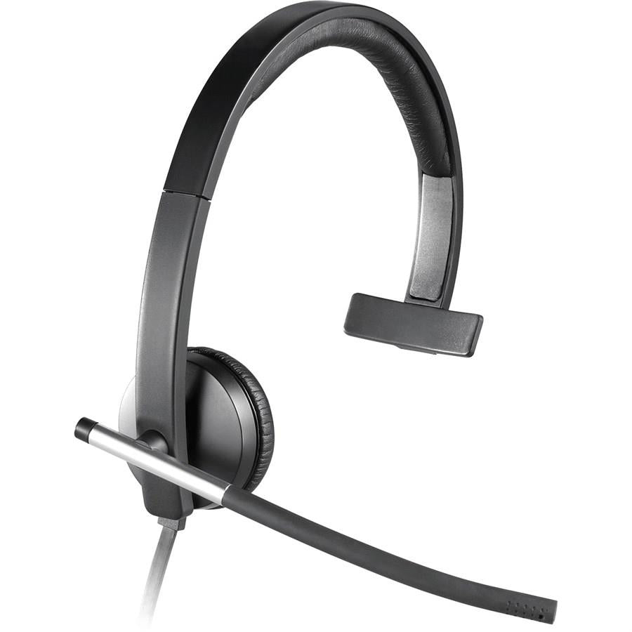 Logitech H650E USB Mono Headset (Black) - PakByte Computers
