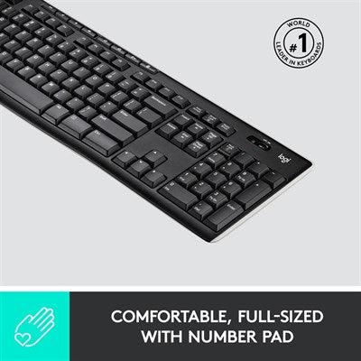 Logitech K270 Full-Size Wireless Keyboard - PakByte