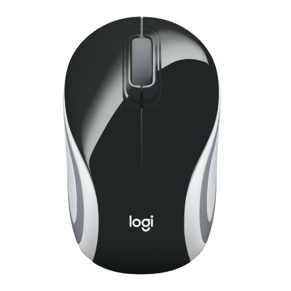 Logitech M187 Ultra Portable Wireless Mouse, 2.4 GHz with USB Receiver, 1000 DPI Optical Tracking - Black - PakByte Computers