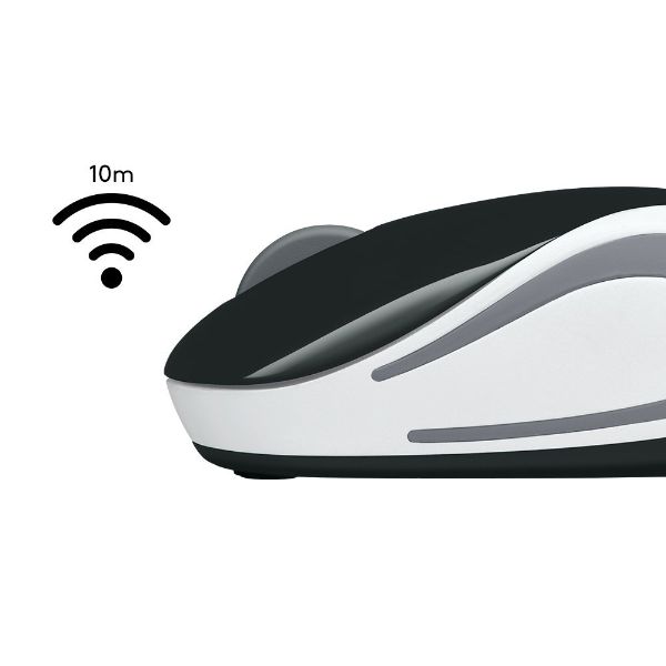 Logitech M187 Ultra Portable Wireless Mouse, 2.4 GHz with USB Receiver, 1000 DPI Optical Tracking - Black - PakByte Computers