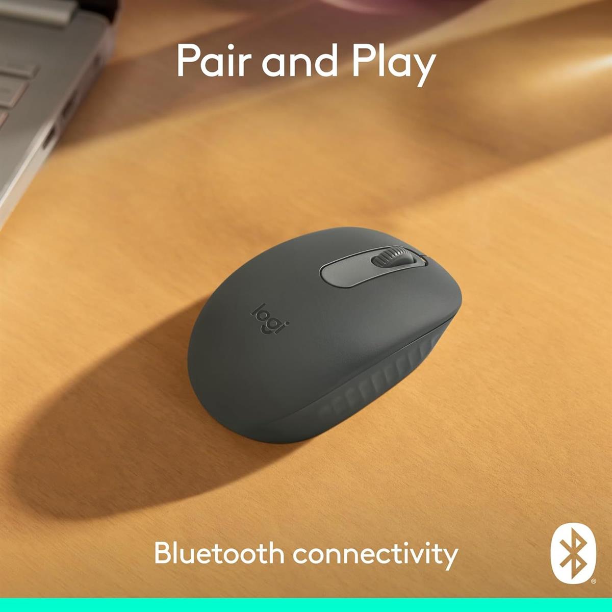 Logitech M196 Bluetooth Wireless Mouse - Graphite - PakByte Computers