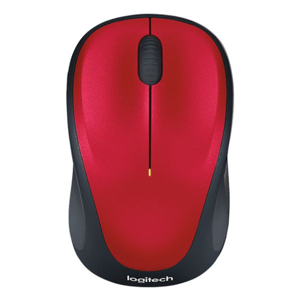 Logitech M235 Wireless Mouse Red - PakByte Computers