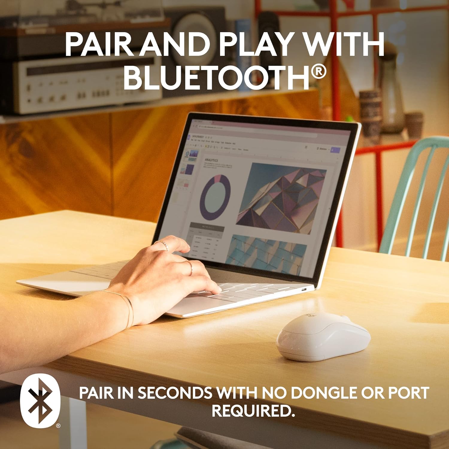 Logitech M240 Silent Bluetooth Mouse - White (910-007123) - PakByte