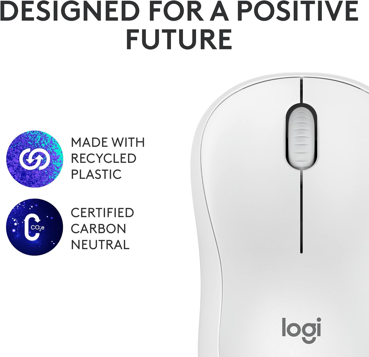Logitech M240 Silent Bluetooth Mouse - White (910-007123) - PakByte