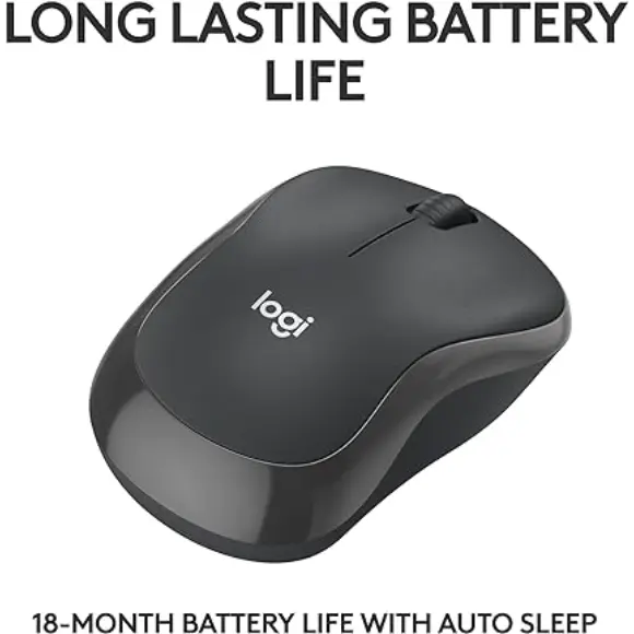 Logitech M240 Silent Bluetooth, Wireless Mouse - Graphite - PakByte Computers