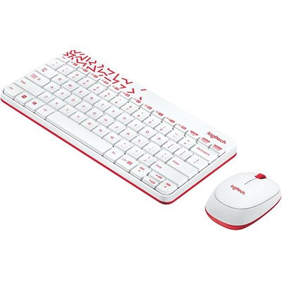 Logitech MK240 NANO Wireless Keyboard and Mouse Combo White - PakByte