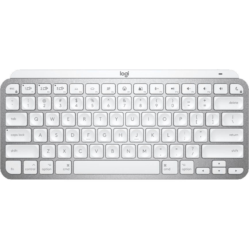 Logitech MX Keys Mini for MAC Master Series Keyboard - 920-010528, Pale Gray English - PakByte