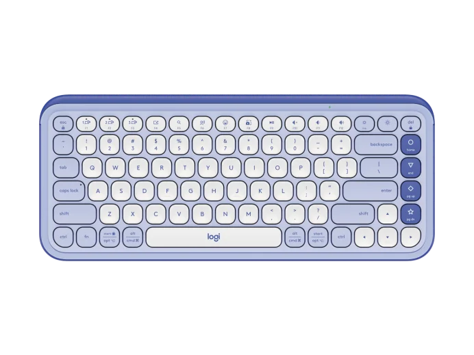 Logitech POP Icon Keys Compact Wireless Keyboard - Lilac 920-013086 - PakByte
