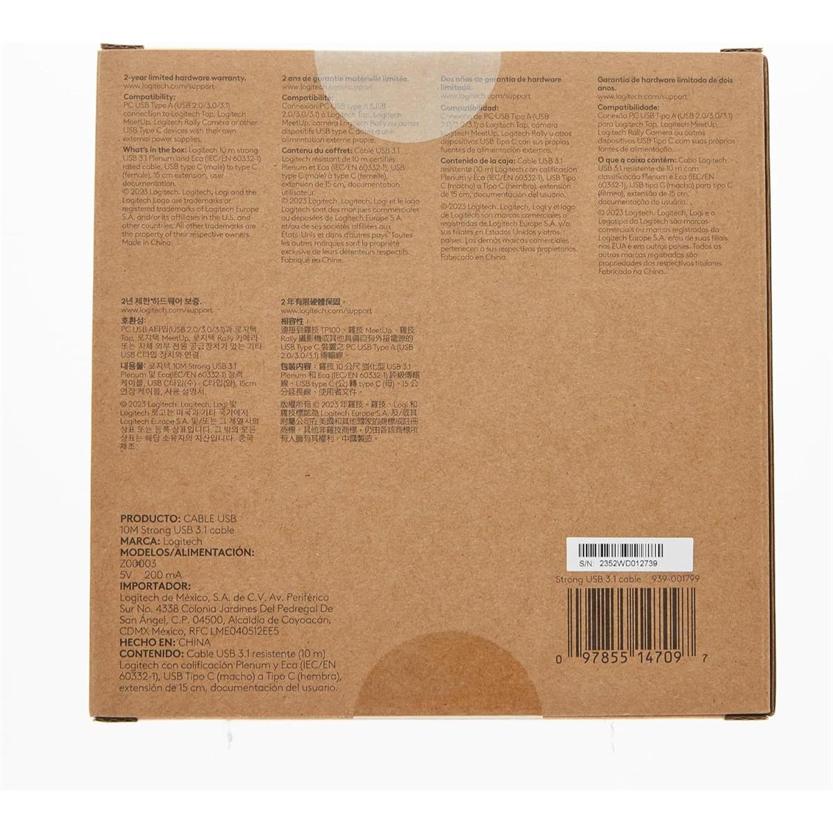 Logitech Strong USB Cable for Rally, Tab & Meetup - PakByte Computers