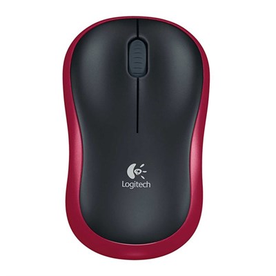 Logitech Wireless Mouse M185 - Red | Black - 910-002503 - PakByte