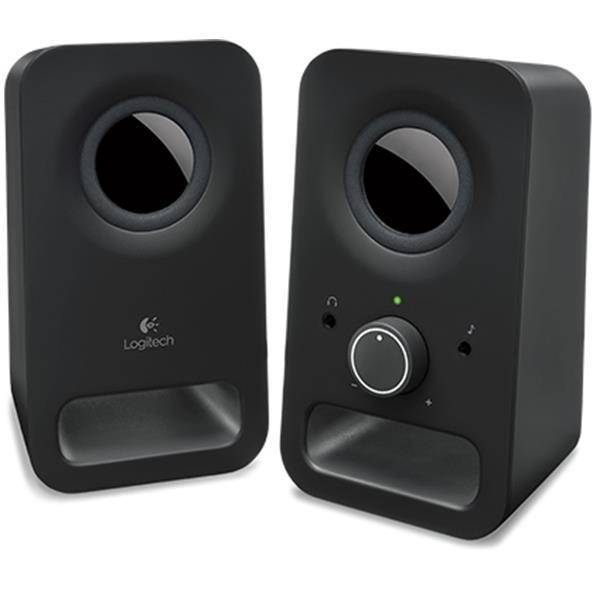 Logitech Z150 Compact Stereo Speakers - Black - PakByte Computers