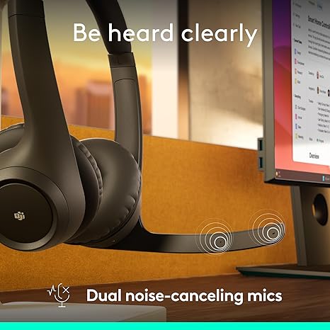 Logitech Zone 305 Wireless Bluetooth Headset with Microphone for Business