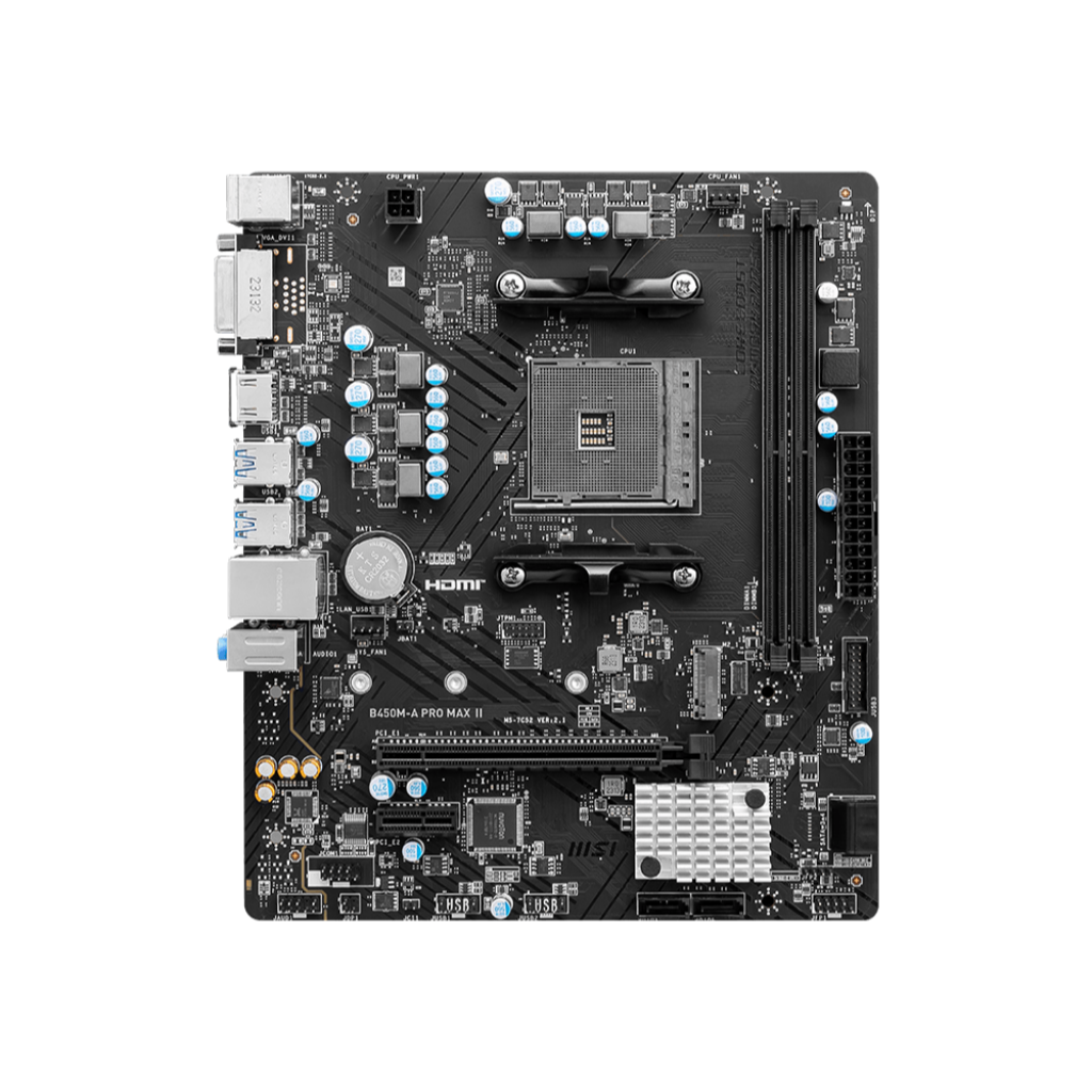 MSI B450M-A Pro Max II ProSeries Motherboard - PakByte