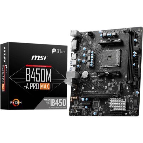 MSI B450M-A Pro Max II ProSeries Motherboard - PakByte