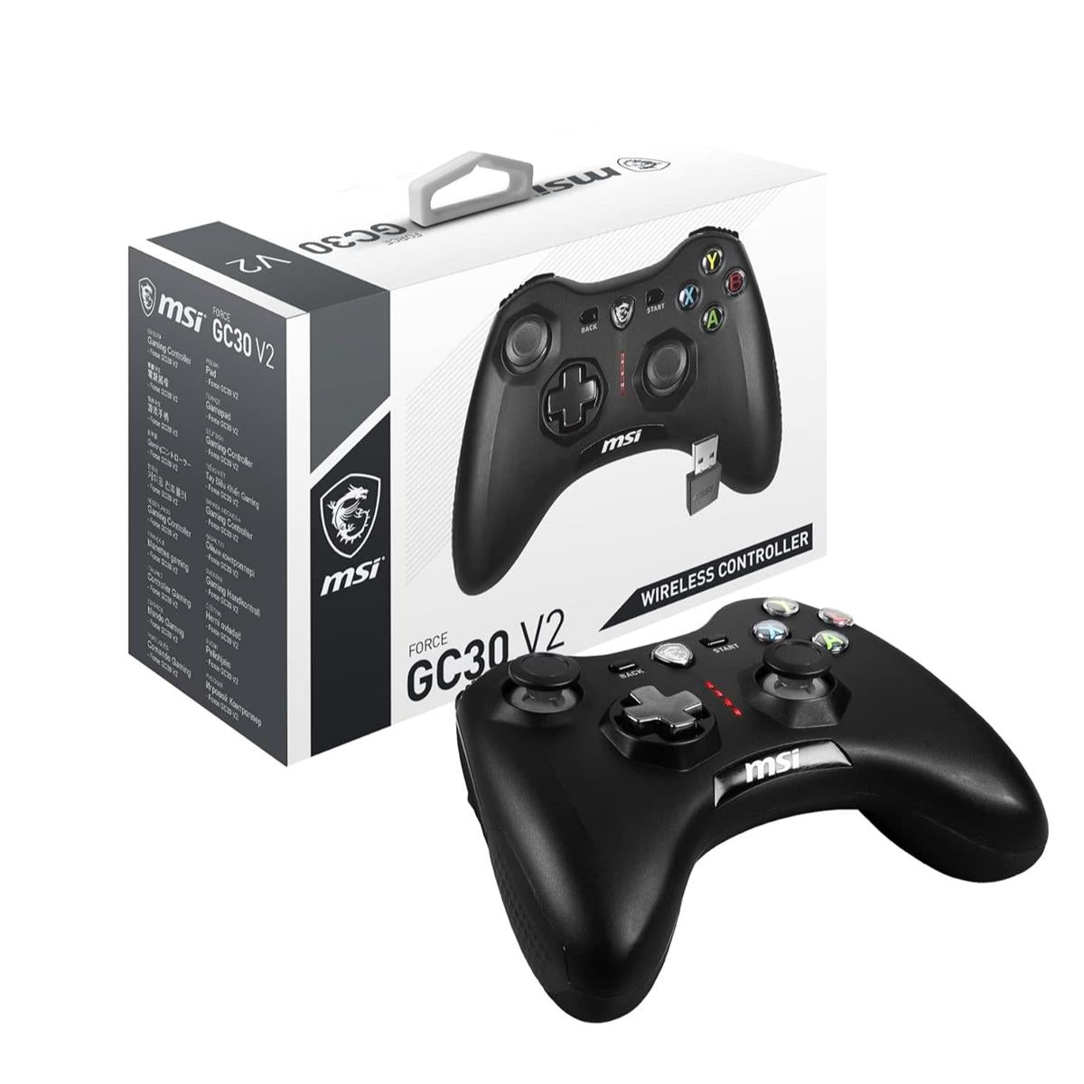 MSI Force GC30 V2 Wireless Gaming Controller - PakByte