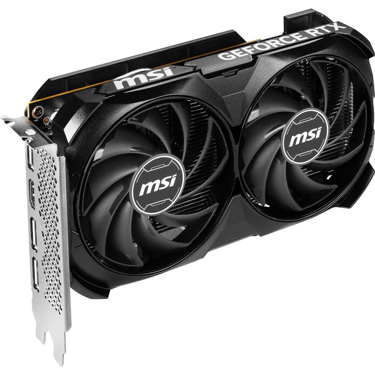 MSI GeForce RTX 4060 Ventus 2X 8GB OC Graphics Card Black - PakByte Computers