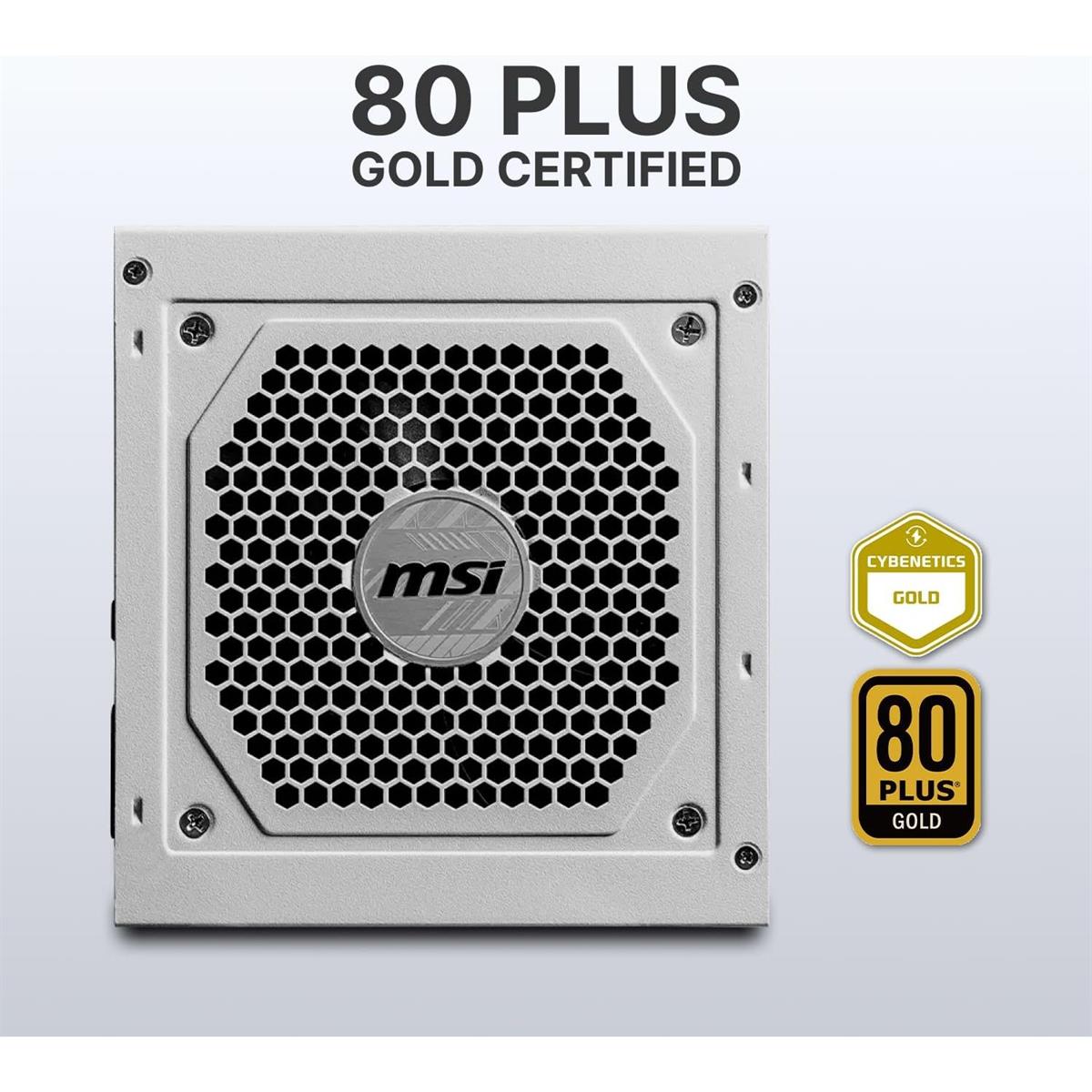 MSI MAG A850GL PCIE 5 White Gaming Power Supply - PakByte Computers