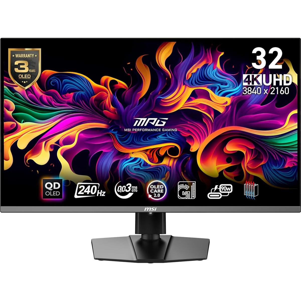 MSI MPG 321URX QD-OLED - 240Hz 4K UHD 32" Gaming Monitor - PakByte