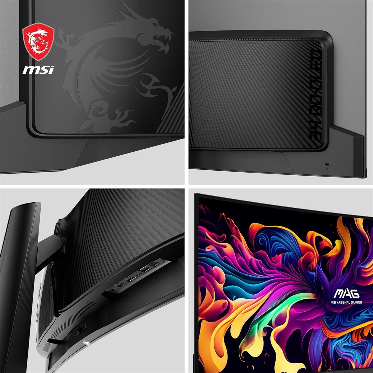 MSI MPG 341CQPX QD-OLED 34-inch Curved OLED Gaming Monitor, 240Hz, 3440 x 1440 (UWQHD), 0.03ms Response Time, True Black HDR 400, HDMI, DP Port, USB Type C, Tilt, Height Adjustable - PakByte