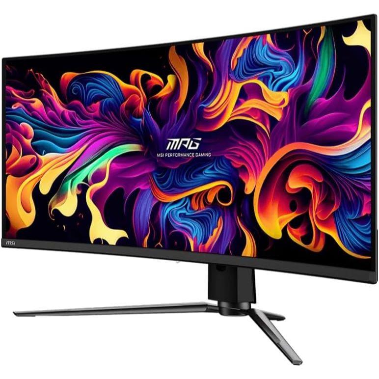 MSI MPG 341CQPX QD-OLED 34-inch Curved OLED Gaming Monitor, 240Hz, 3440 x 1440 (UWQHD), 0.03ms Response Time, True Black HDR 400, HDMI, DP Port, USB Type C, Tilt, Height Adjustable - PakByte