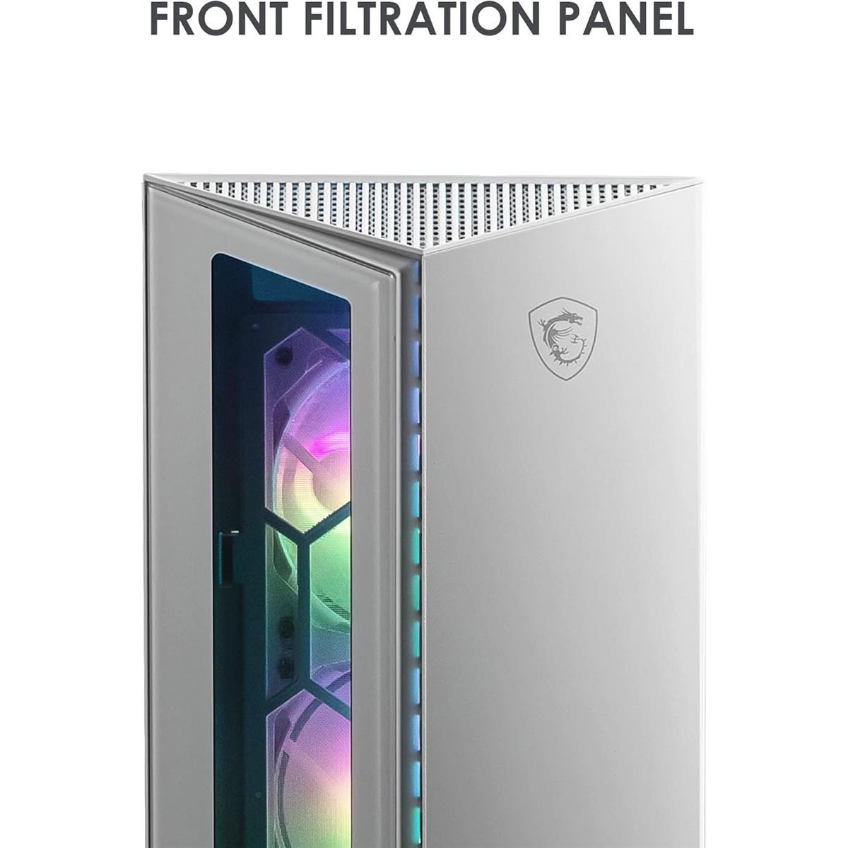 MSI MPG Gungir 110R ARGB Mid-Tower ATX Gaming Case White - PakByte