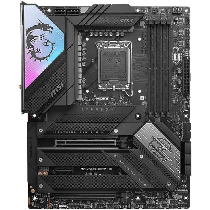 MSI MPG Z790 Carbon Max Wifi II DDR5 Intel 12/13/14th Gen ATX Motherboard - PakByte Computers