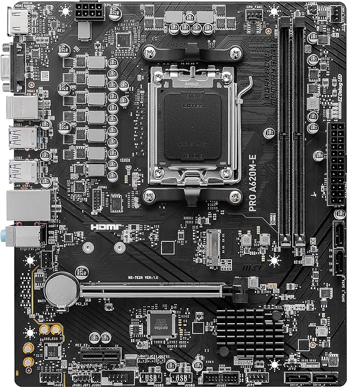 MSI PRO A620M-E ProSeries Motherboard - PakByte Computers