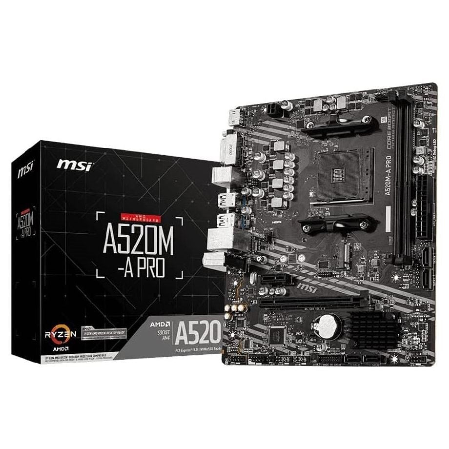 MSI Pro A520M-A Gaming Motherboard - PakByte