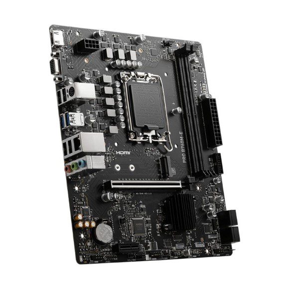MSI PRO B760M-E DDR5 Micro-ATX LGA 1700 Motherboard - PakByte Computers